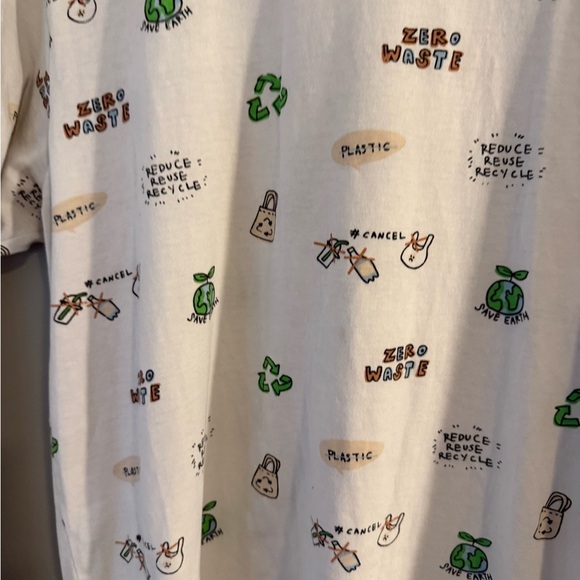 Denim & Flower Green and Blue Short Sleeve Tee - Picture 3 of 7